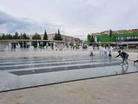 Пешеходный фонтан построен  в  Кстово