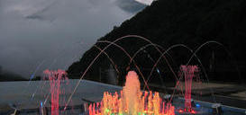 Светомузыкальный фонтан на Черноморском побережье