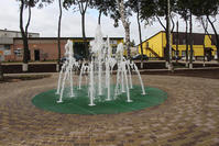 Запущен пешеходный фонтан в городе Княгинино
